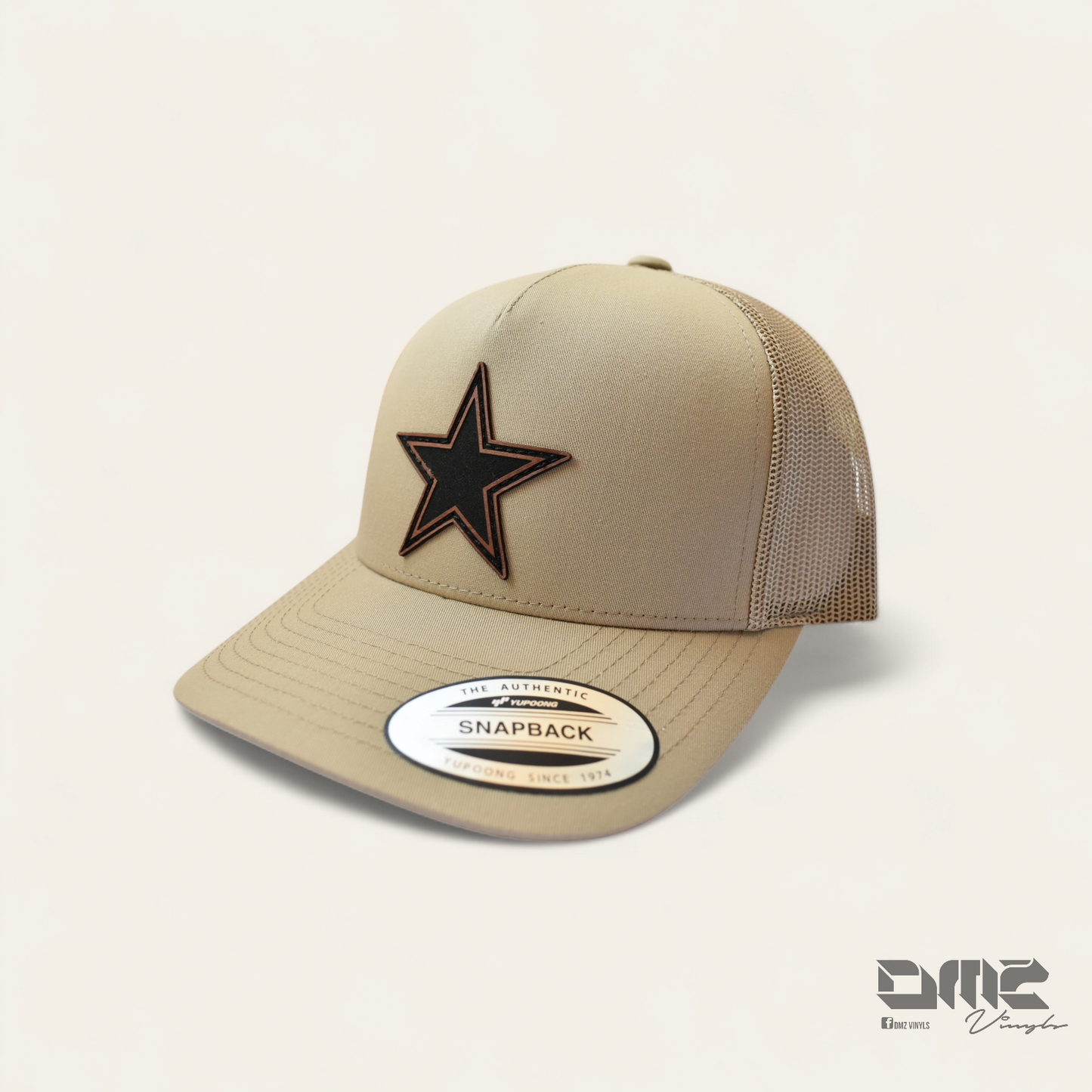 Leatherette Star Hat