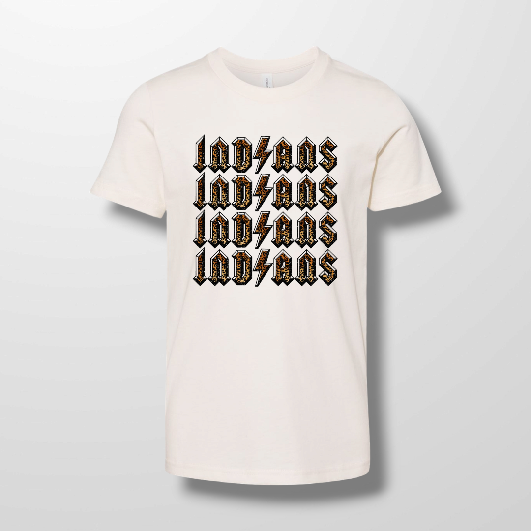 Leopard Print Lightning Bolt Tee