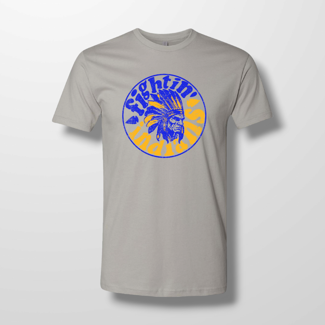 Fightin' Indians Wavy Tee