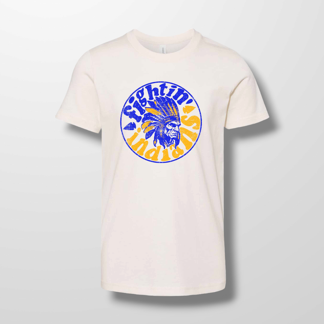 Fightin' Indians Wavy Tee