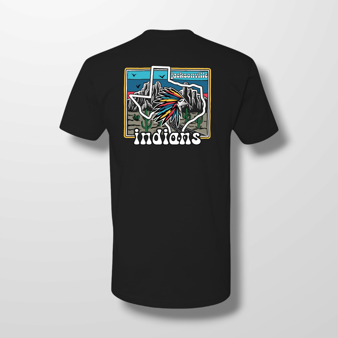 Jacksonville Indians- Cactus background