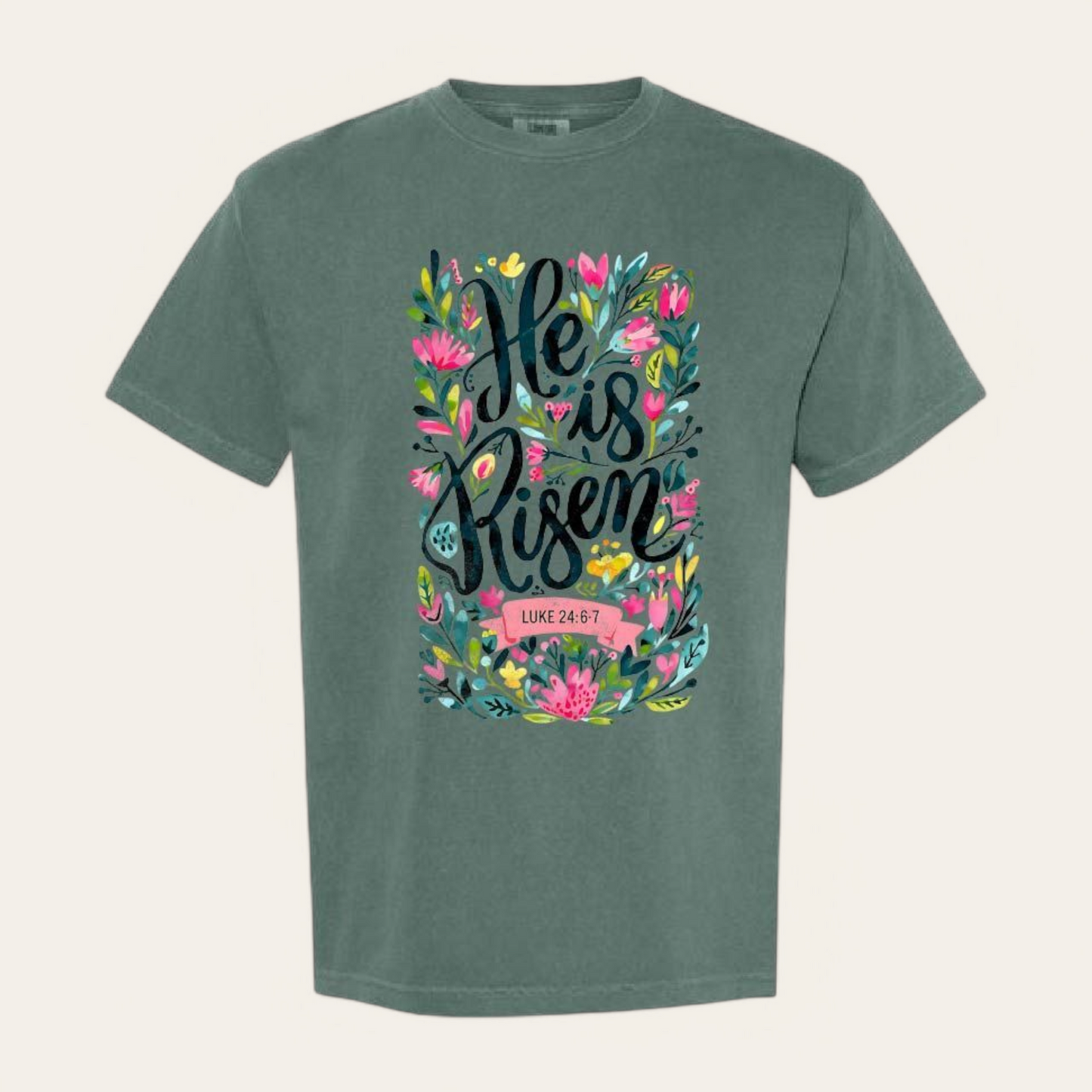 HE IS RISEN- FLORAL