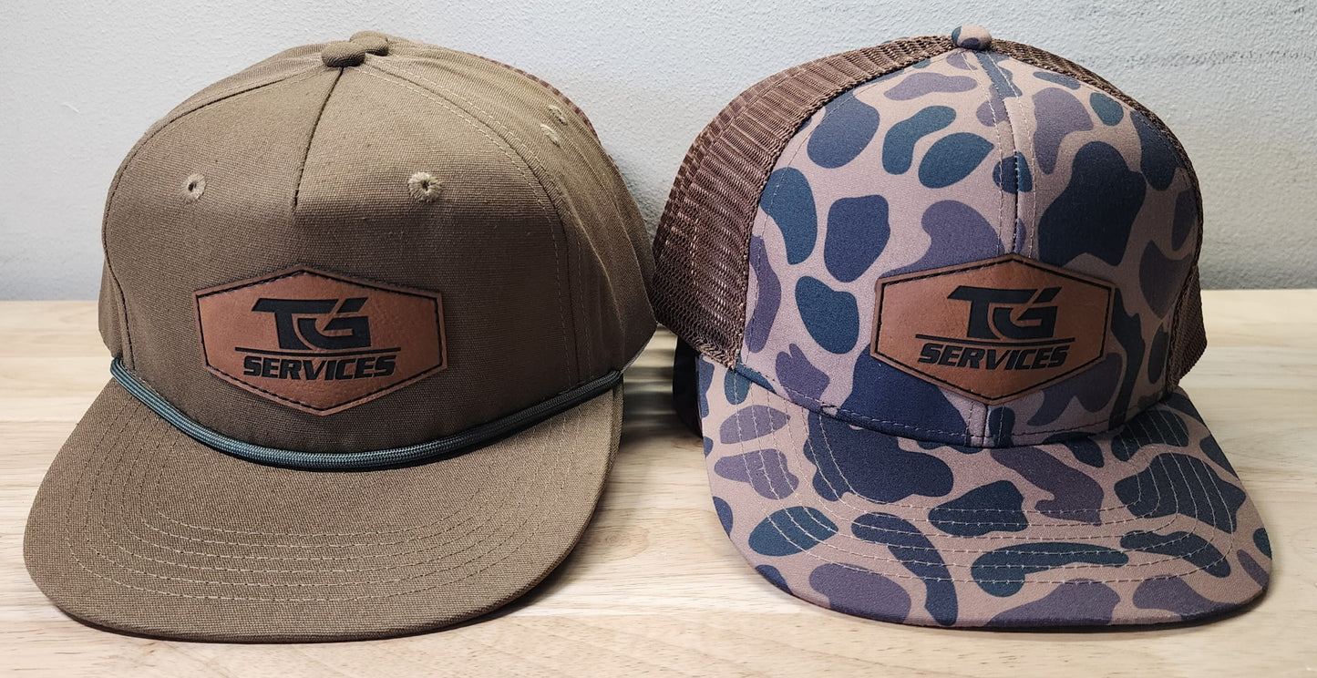 Leatherette Patch  Trucker Hat