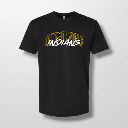 Jacksonville Indians Arched Tee