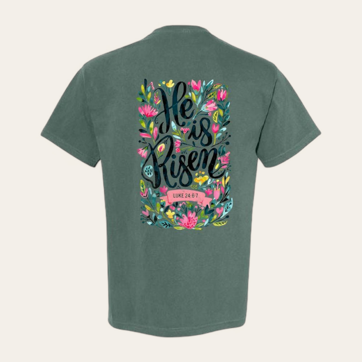 HE IS RISEN- FLORAL