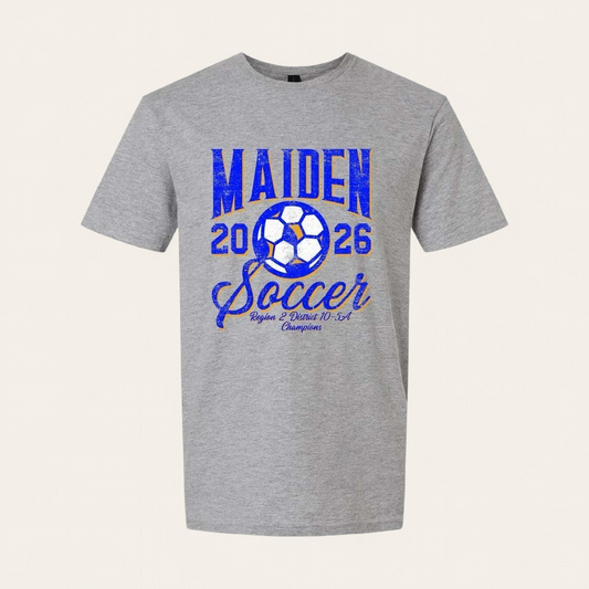 MAIDEN SOCCER 2026 PLAYOFF TEE